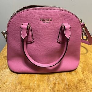 Kate Spade Pink Crossbody Bag with Silver Hardware